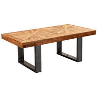 COUCHTISCH in Holz 105/55/40 cm  - Anthrazit/Naturfarben, Lifestyle, Holz/Metall (105/55/40cm) - MID.YOU
