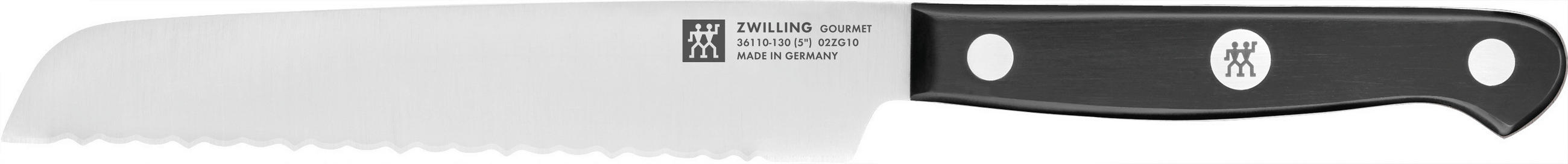 UNIVERSALMESSER ZWILLING® GOURMET  - Silberfarben/Schwarz, Basics, Kunststoff/Metall - Zwilling