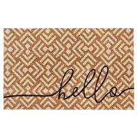 KOKOSMATTE 45/75 cm Mix Mats  - Hellbraun/Schwarz, Basics, Naturmaterialien/Kunststoff (45/75cm) - Hanse Home