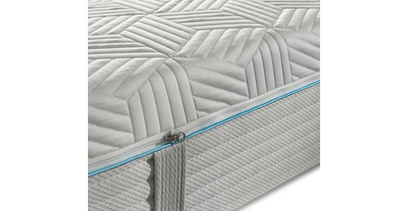 GEL-TASCHENFEDERKERNMATRATZE 160/200 cm Höhe ca. 22 cm  - Weiß, Basics, Textil (160/200cm) - Dieter Knoll