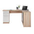 Eckschreibtisch - Eichefarben/Alufarben, Konventionell, Holzwerkstoff/Kunststoff (150/75/120cm) - Venda Eckschreibtisch - Eichefarben/Alufarben, Konventionell, Holzwerkstoff/Kunststoff (150/75/120cm) - Venda