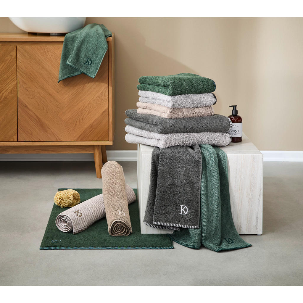 Thumbnail - Dieter Knoll Badematte, Dunkelgrün, Textil, 50x80 cm, Badtextilien, Badematten