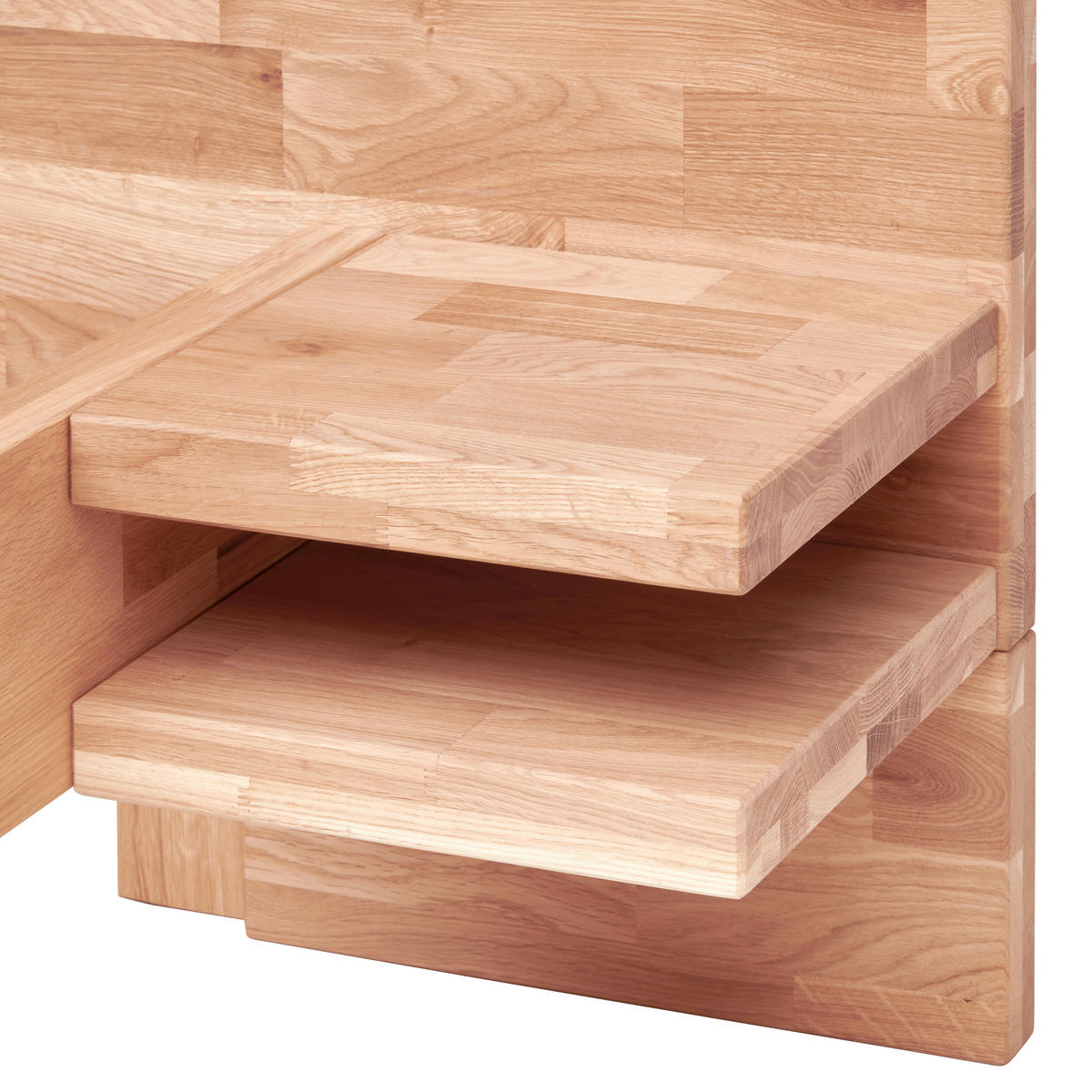 BETT 200/200 cm  Kernbuche   - Kernbuche, Natur, Holz (200/200cm) - MID.YOU