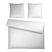 BETTWÄSCHE Satin 200/200 cm  - Blau/Weiß, Design, Textil (200/200cm) - Novel