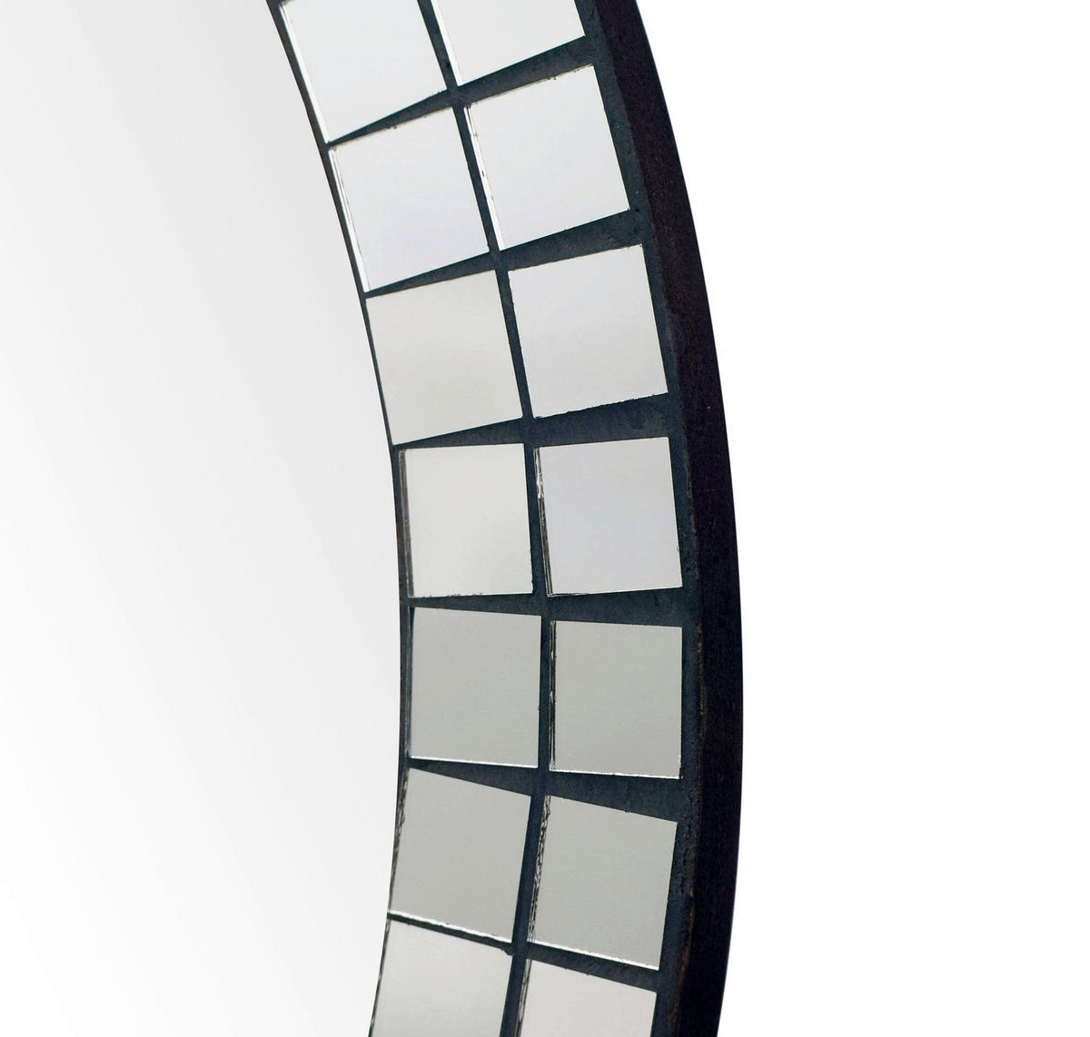 WANDSPIEGEL Schwarz  - Schwarz, Design, Glas/Holzwerkstoff (60/60/3cm) - Livetastic