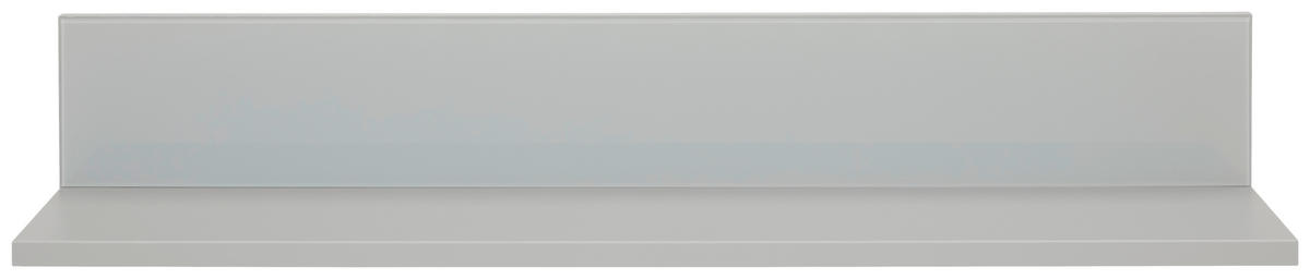 VÄGGHYLLA  109,7/18/21,9 cm  - ljusgrå/grå, Design, trämaterial/glas (109,7/18/21,9cm) - Hom`in