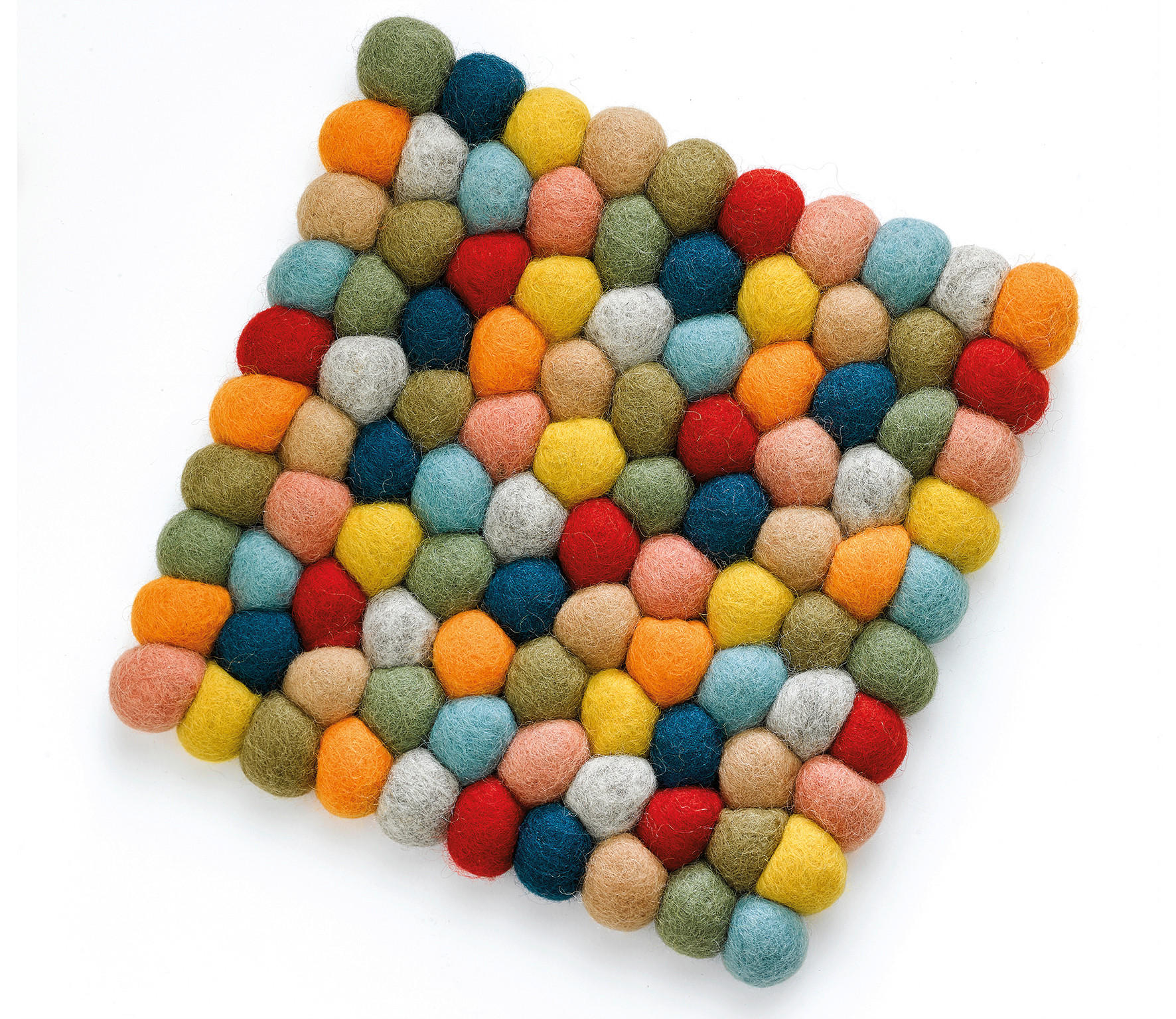 TOPFUNTERSETZER Textil Multicolor  - Multicolor, Basics, Textil (21/21cm) - Cilio