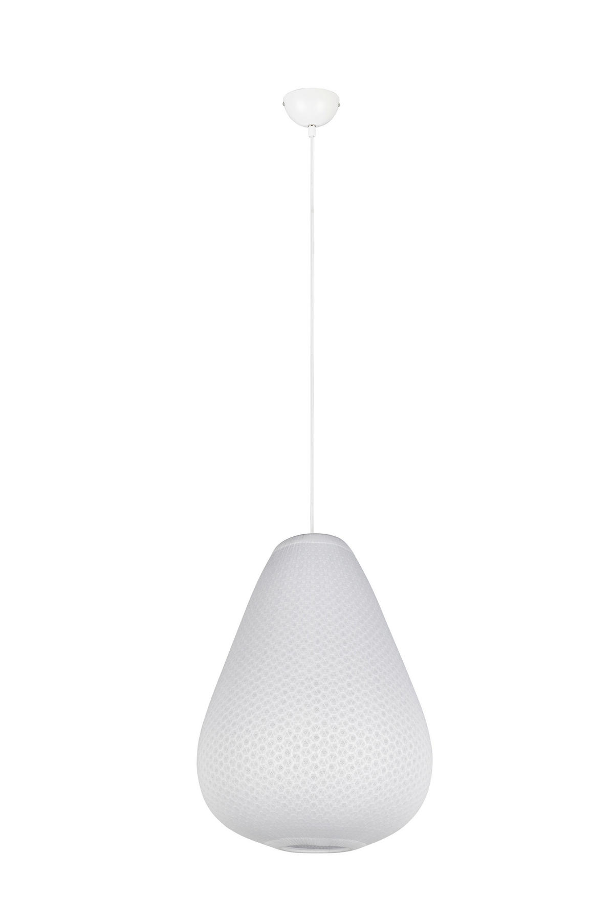 HÄNGLAMPA 35/150 cm  - vit, Trend, metall/textil (35/150cm)