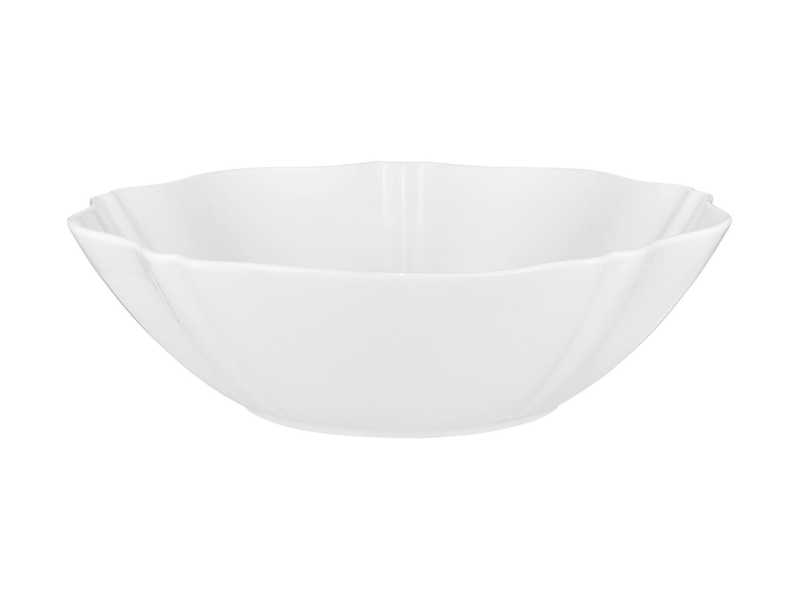 SALÁTOVÁ MÍSA porcelán keramika  - bílá, Basics, keramika (25/8.5/25cm)