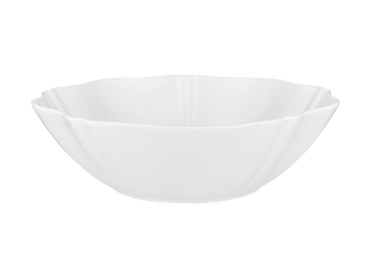 SALÁTOVÁ MÍSA porcelán keramika  - bílá, Basics, keramika (25/8.5/25cm)