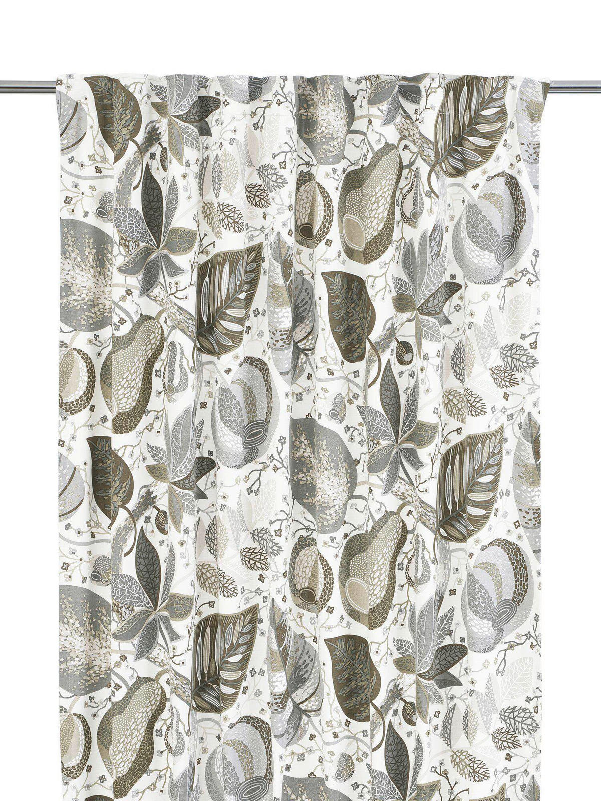 FERTIGVORHANG    145/250 cm 2 Stück  - Grün, Natur, Textil (145/250cm) - Svanefors