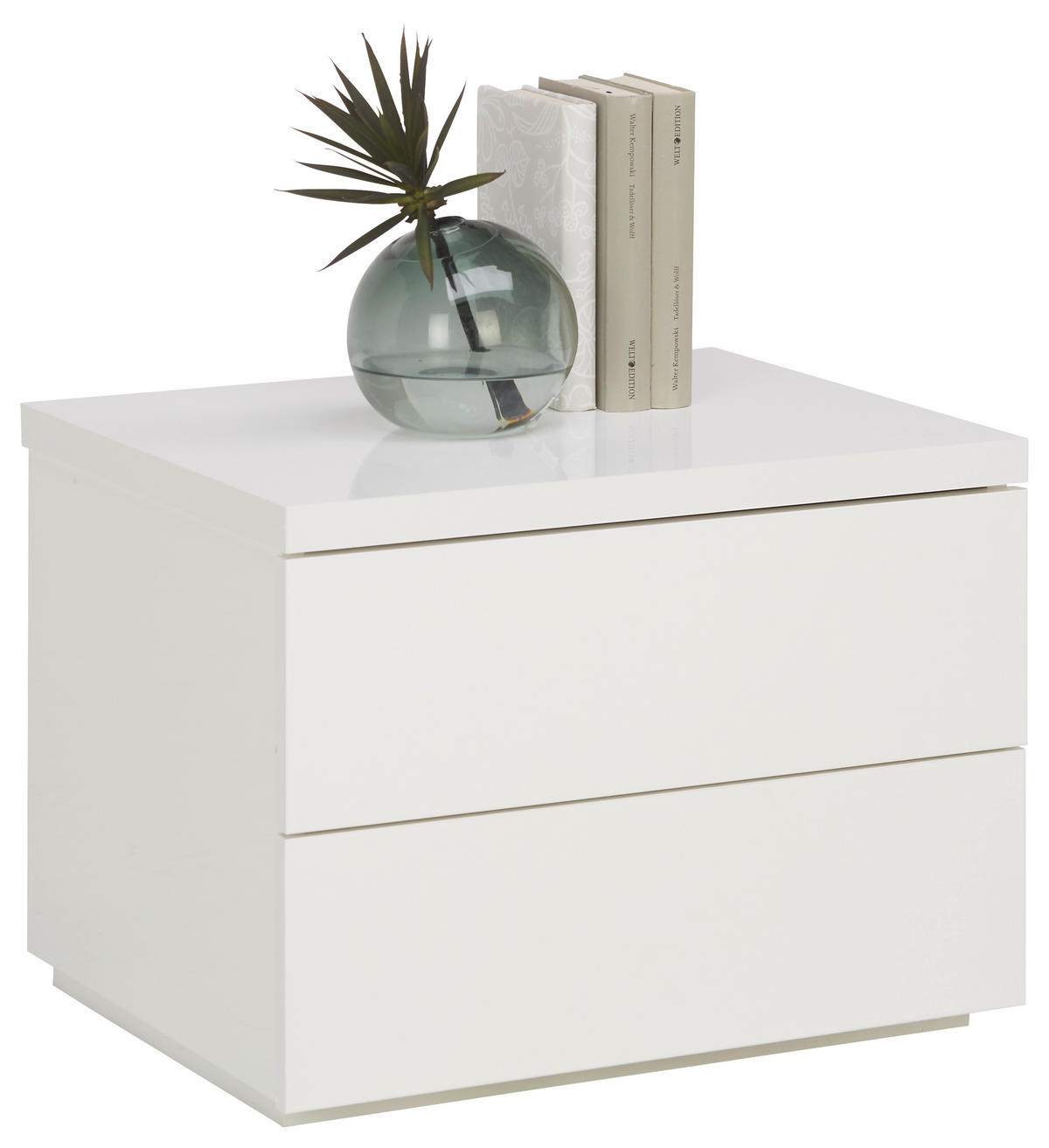NACHTTISCH 55/41/44 cm  in Weiss  - Weiss, Konventionell, Holzwerkstoff (55/41/44cm) - Xora