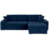 ECKSOFA Blau Zierkissen  - Blau, Trend, Textil (257/167cm) - Livetastic