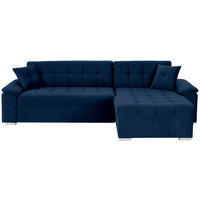 ECKSOFA Blau Zierkissen  - Blau, Trend, Textil (257/167cm) - Livetastic