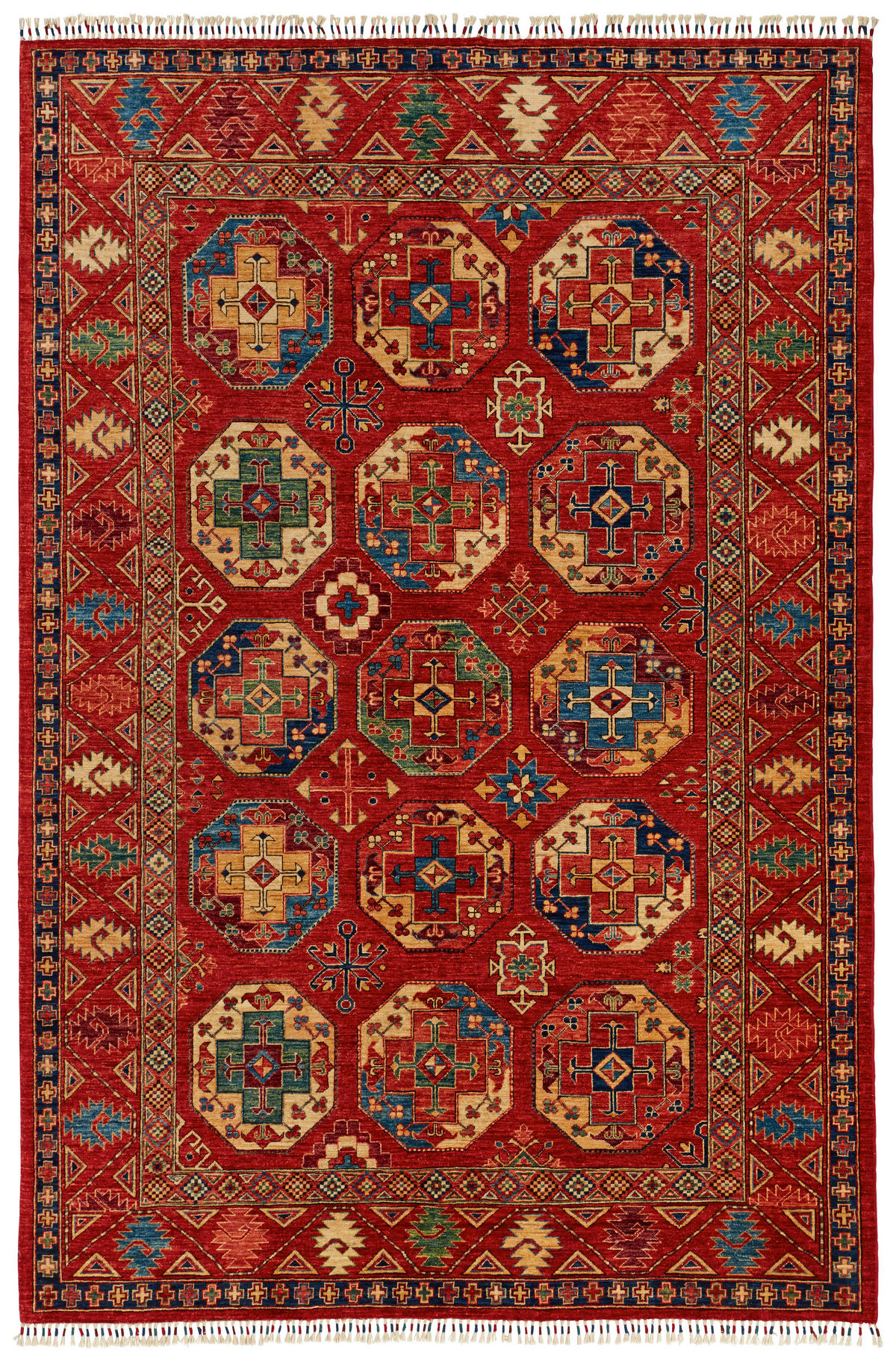 ORIENTÁLNÍ KOBEREC, 100/150 cm, vícebarevná - vícebarevná, Lifestyle (100/150cm) - Cazaris