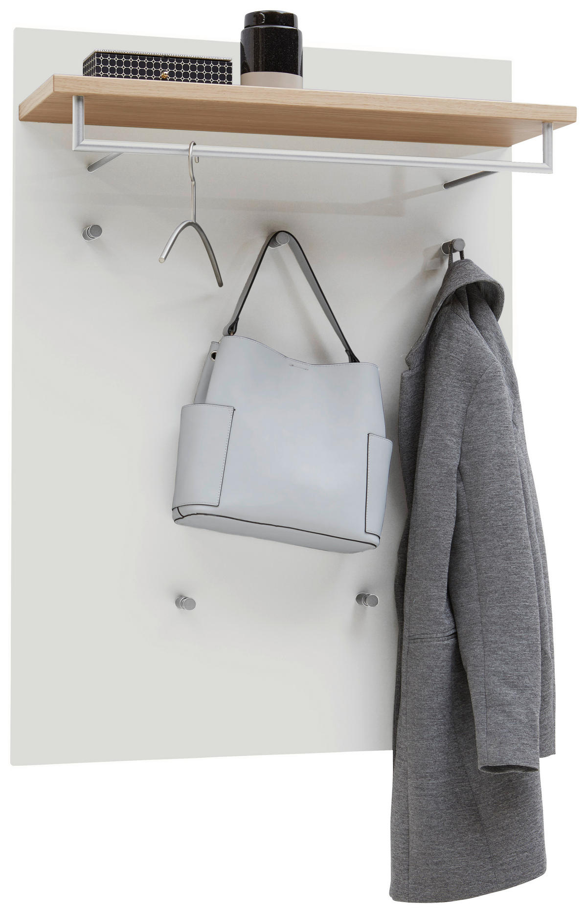 GARDEROBE 5-teilig  in 180/193/40 cm  - Weiss/Eichefarben, Design, Holz/Holzwerkstoff (180/193/40cm) - Dieter Knoll