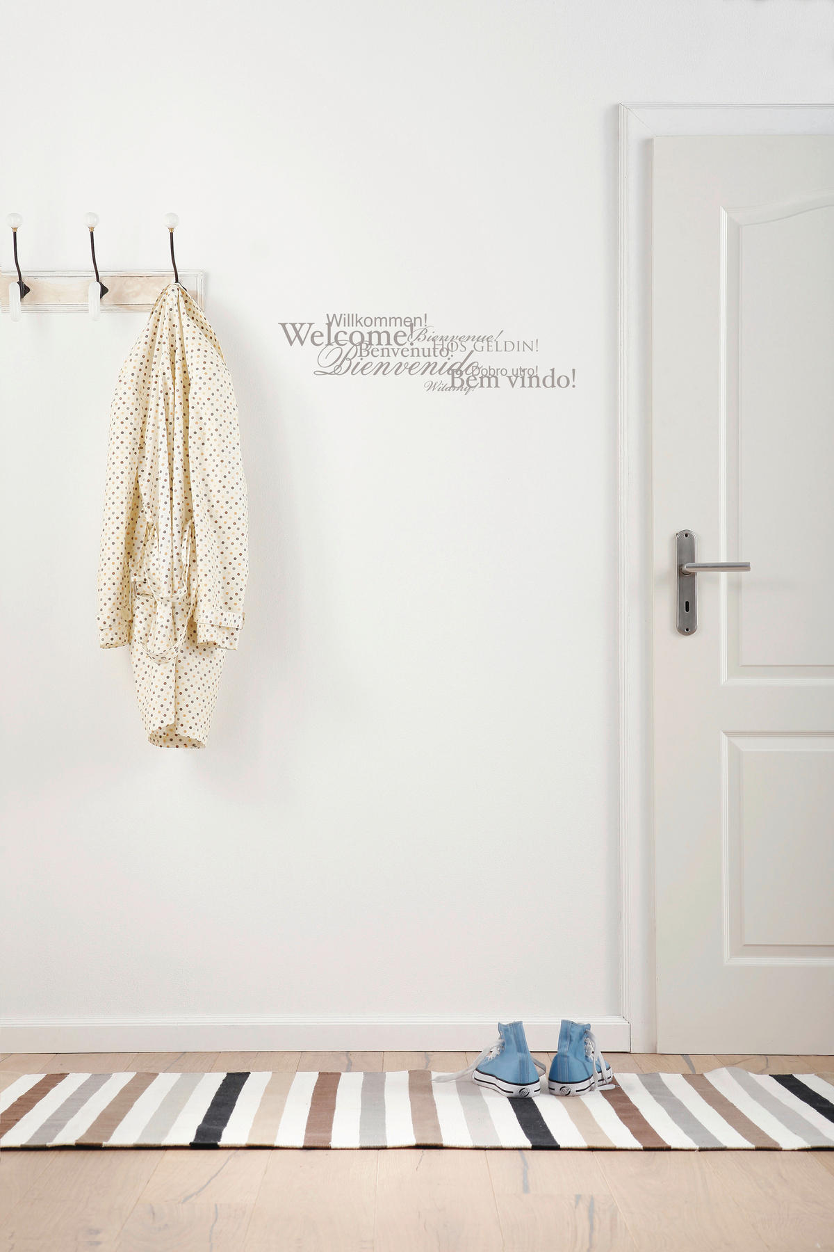 DEKOSTICKER  - Klar/Grau, LIFESTYLE, Kunststoff (50/70cm) - Komar