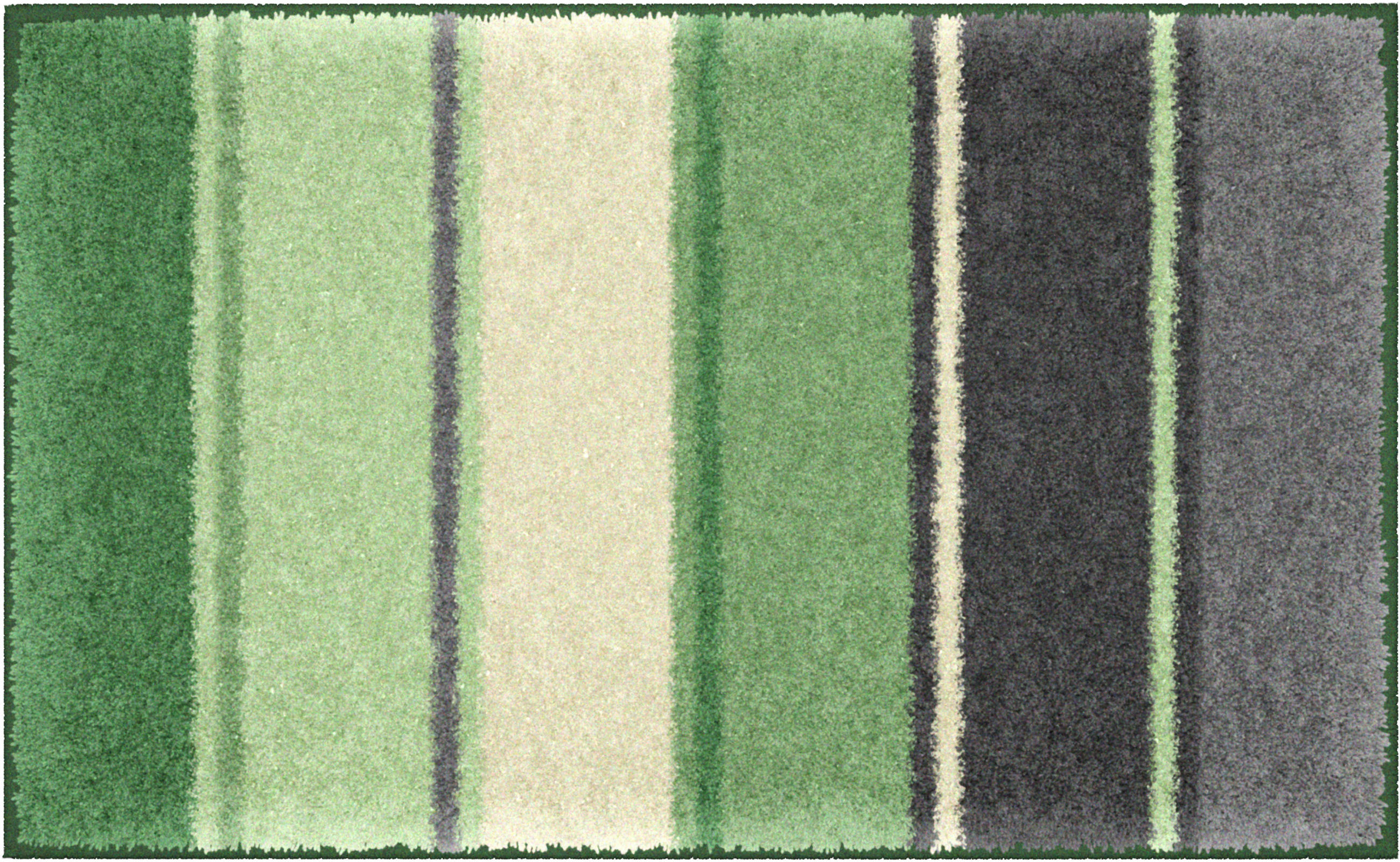 BADTEPPICH Summertime Grün 60/90 cm  - Grün, Basics, Kunststoff/Textil (60/90cm) - Grund