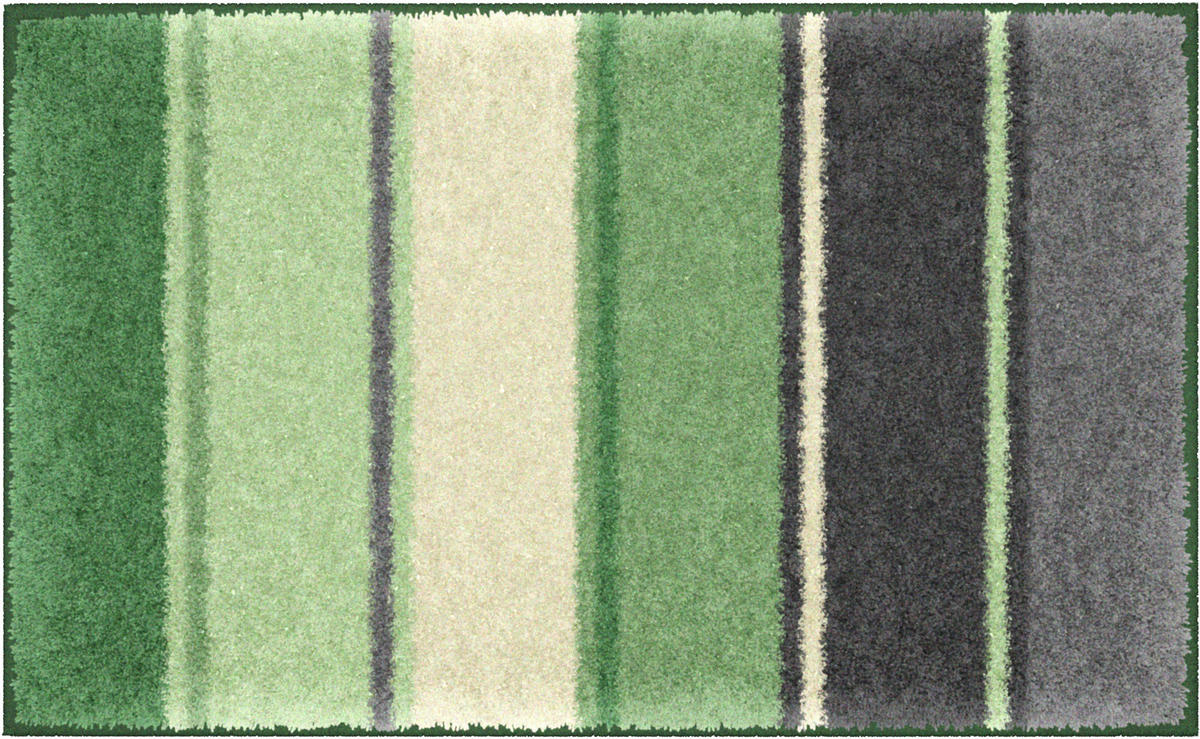 BADTEPPICH Summertime Grün 60/90 cm  - Grün, Basics, Kunststoff/Textil (60/90cm) - Grund