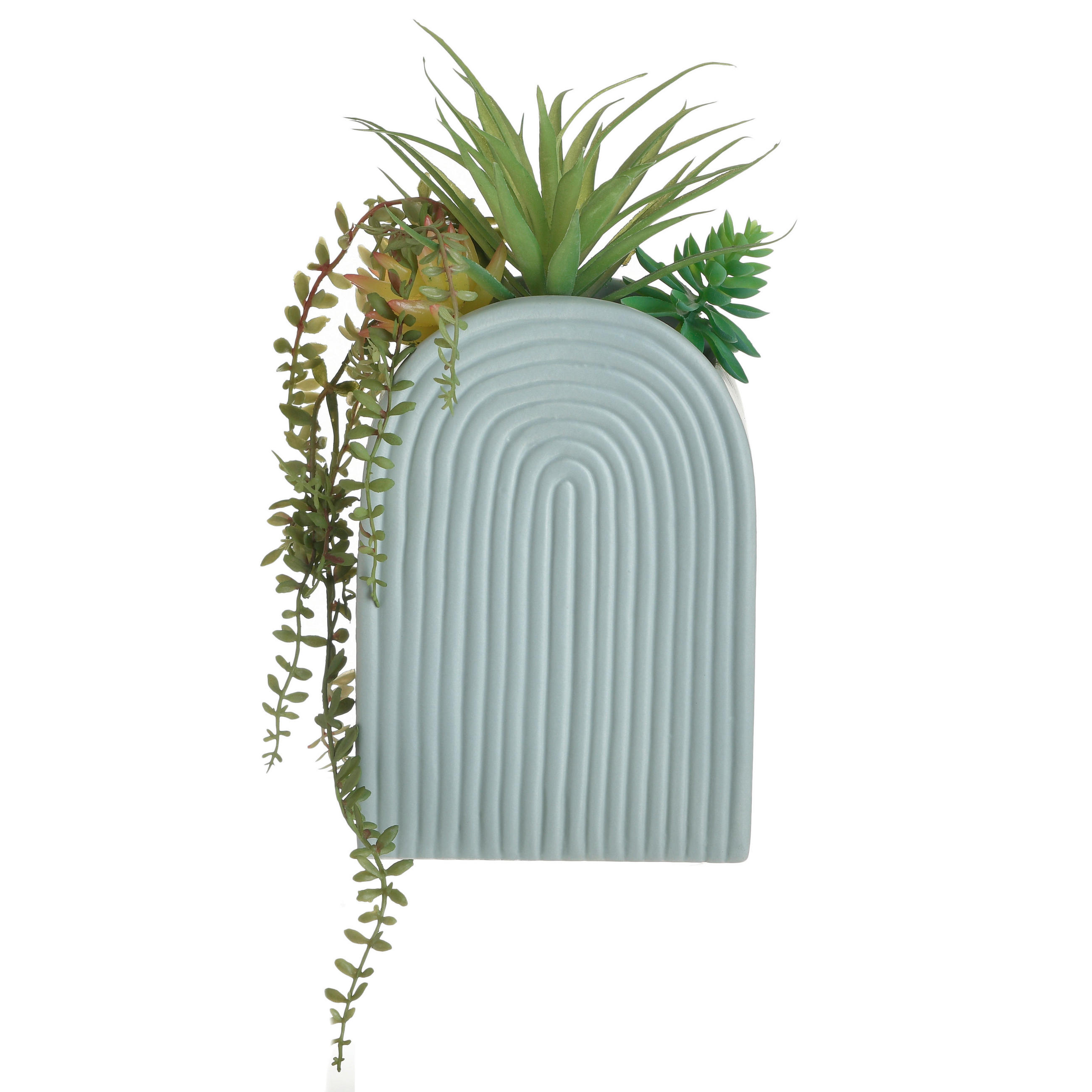 VASE 20 cm  - Hellgrau, Trend, Keramik (14/7/20cm)