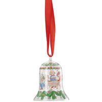 KRISTALLGLOCKE 2025 Weihnachtsspiele  - Multicolor, Basics, Glas (5.6/7.1cm) - Hutschenreuther