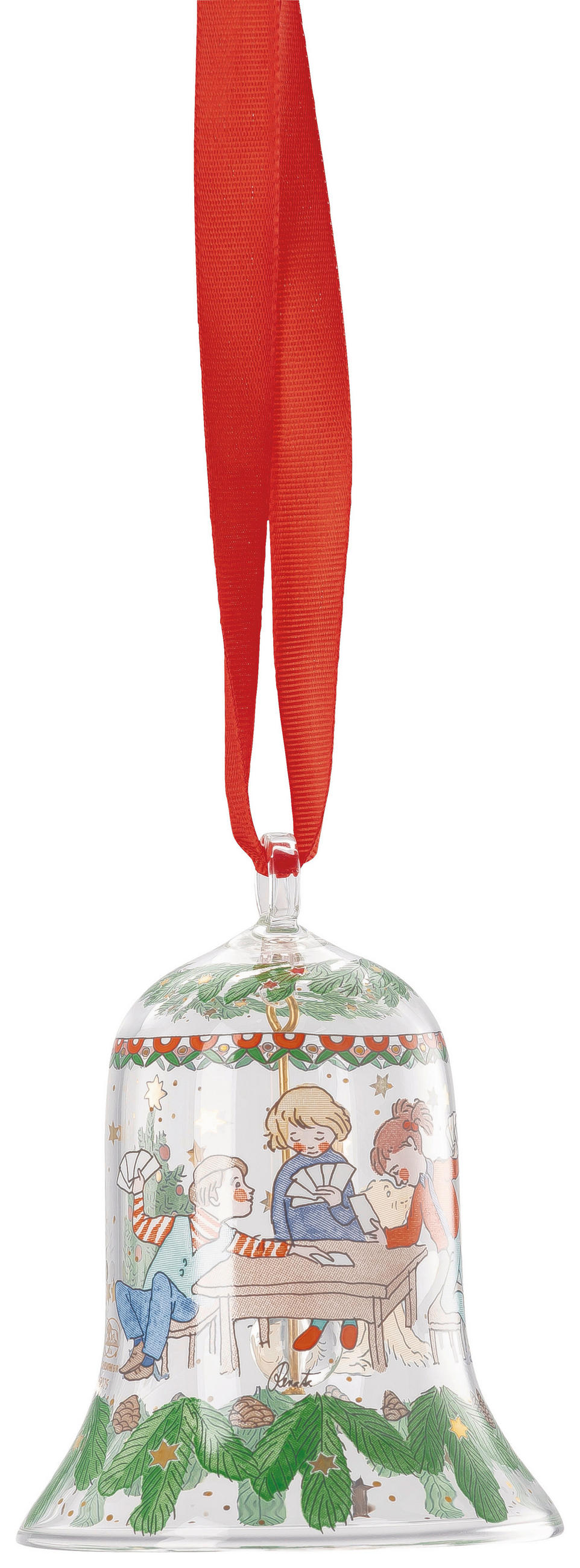 KRISTALLGLOCKE 2025 Weihnachtsspiele  - Multicolor, Basics, Glas (5.6/7.1cm) - Hutschenreuther