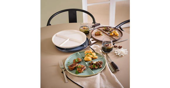 GRILLTELLER New Country  27,7 cm   - Grün, Trend, Keramik (27,7cm) - Landscape