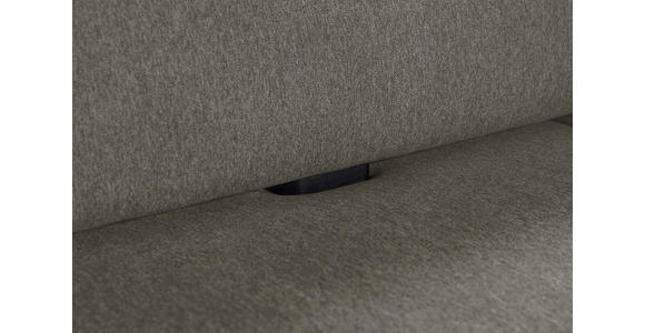 ECKBANK 165/195 cm Webstoff Schwarz, Dunkelgrau Buche massiv - Dunkelgrau/Schwarz, Basics, Holz/Textil (165/195cm) - Carryhome