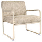 SESSEL in Webstoff Graubraun  - Graubraun, Design, Textil/Metall (70/80/78cm) - Carryhome