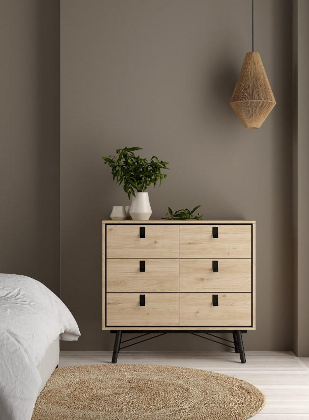 SIDEBOARD 101,8/94,8/40,1 cm  - svart/ekfärgad, Design, metall/trämaterial (101,8/94,8/40,1cm) - Best Price