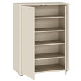 SCHUHSCHRANK Alice Springs  in 74,5/99,1/34,9 cm  - Sandfarben/Grau, MODERN, Holzwerkstoff/Kunststoff (74,5/99,1/34,9cm) - Xora