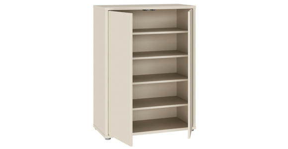 SCHUHSCHRANK Alice Springs  in 74,5/99,1/34,9 cm  - Sandfarben/Grau, MODERN, Holzwerkstoff/Kunststoff (74,5/99,1/34,9cm) - Xora