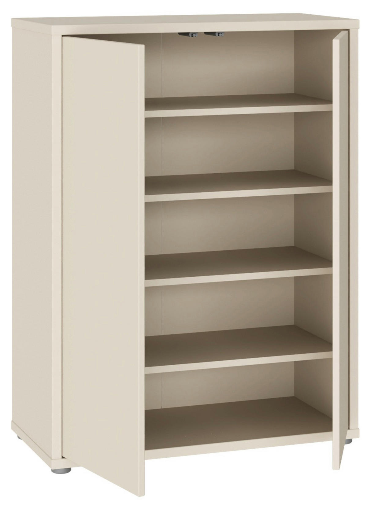 SCHUHSCHRANK Alice Springs  in 74,5/99,1/34,9 cm  - Sandfarben/Grau, MODERN, Holzwerkstoff/Kunststoff (74,5/99,1/34,9cm) - Xora