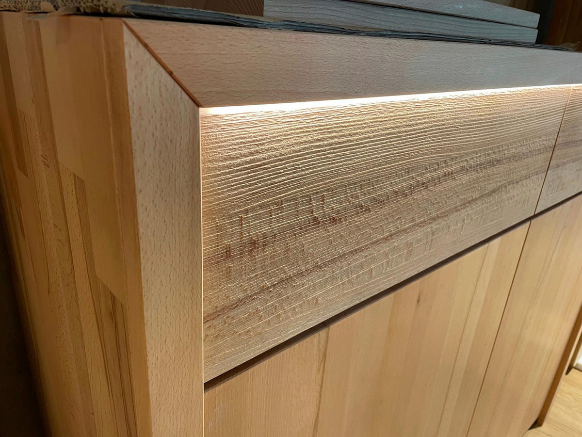 KOMMODE  in 120/108/40 cm  - Buchefarben, MODERN, Holz (120/108/40cm) - MID.YOU