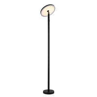 STEHLEUCHTE 29/150 cm    - Transparent/Schwarz, Trend, Kunststoff/Metall (29/150cm) - Novel