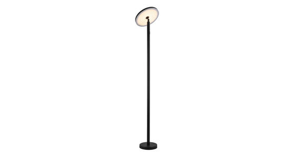 STEHLEUCHTE 29/150 cm - Transparent/Schwarz, Trend, Kunststoff/Metall (29/150cm) - Novel