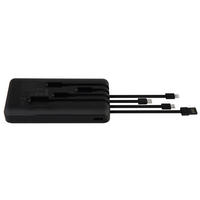 POWERSTATION POWERBANK 14,7/6,7/3,3 cm  - Schwarz, Basics, Kunststoff (14,7/6,7/3,3cm) - Globo