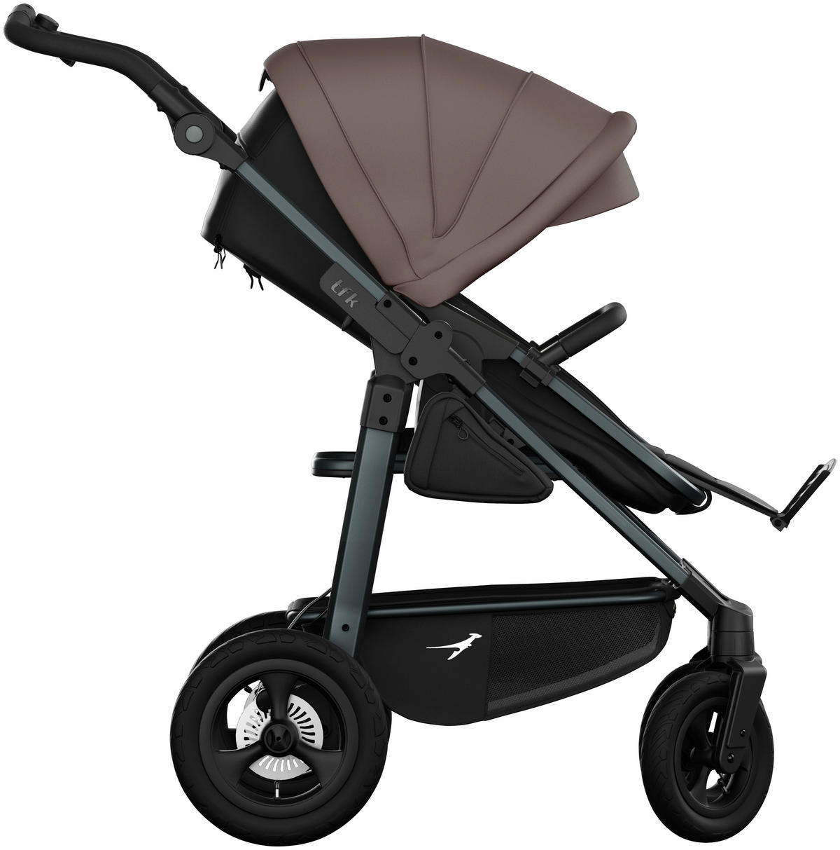 KOMBIKINDERWAGEN  - Anthrazit, Basics, Metall (57/110/108cm) - TFK