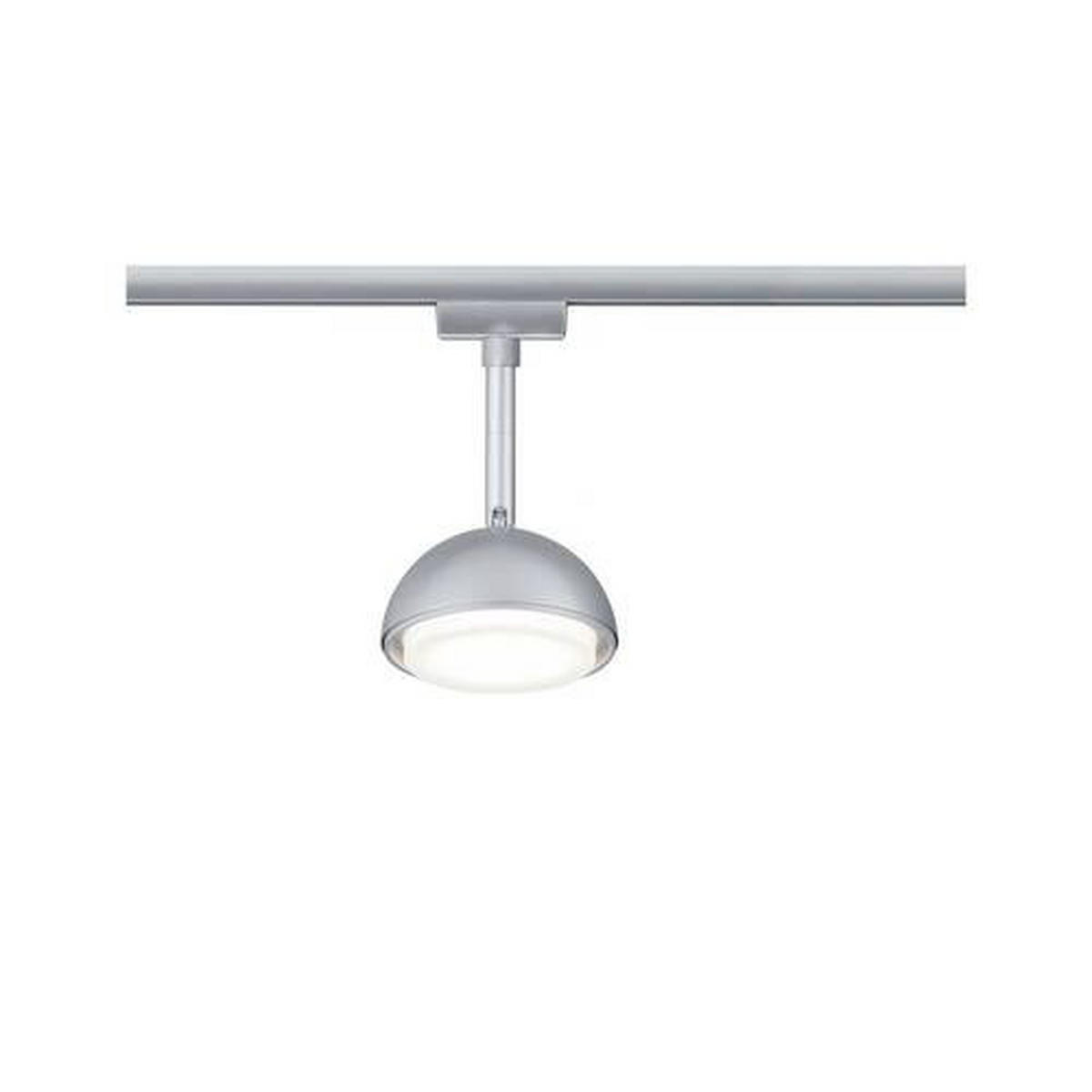 SCHIENENSYSTEM-STRAHLER - Chromfarben, Basics, Kunststoff/Metall (10/17,0cm) - Paulmann