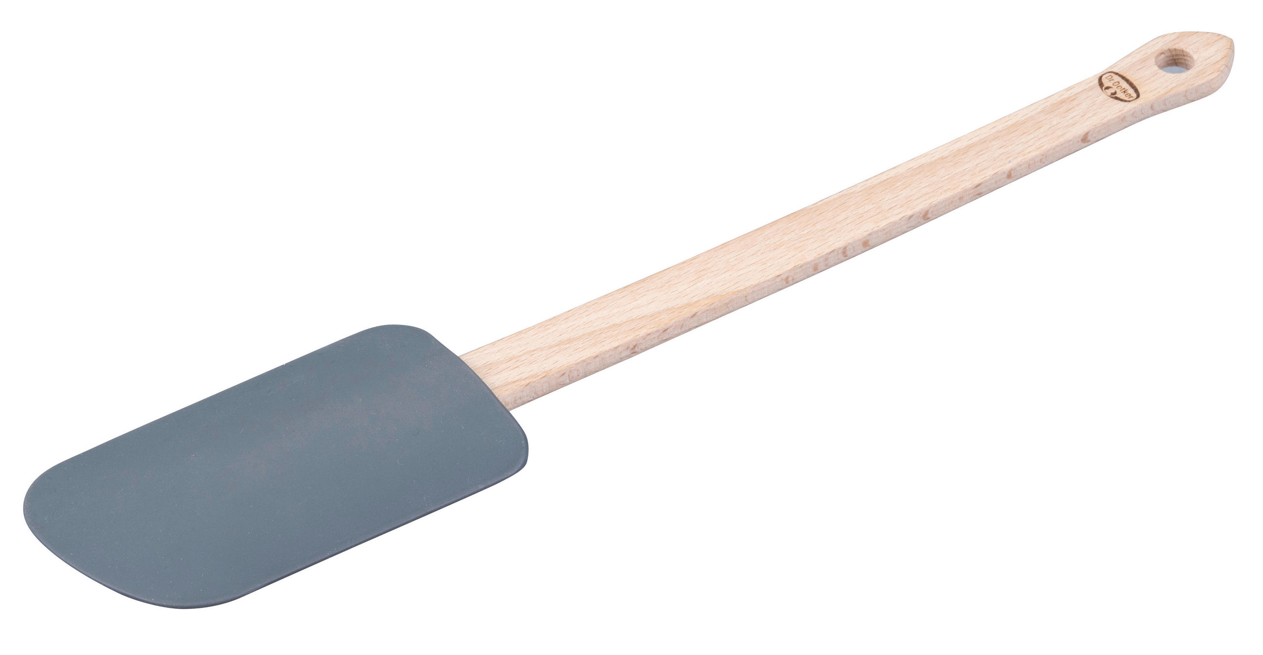 TEIGSCHABER - Buchefarben/Grau, Basics, Holz/Kunststoff (28cm) - Dr.Oetker