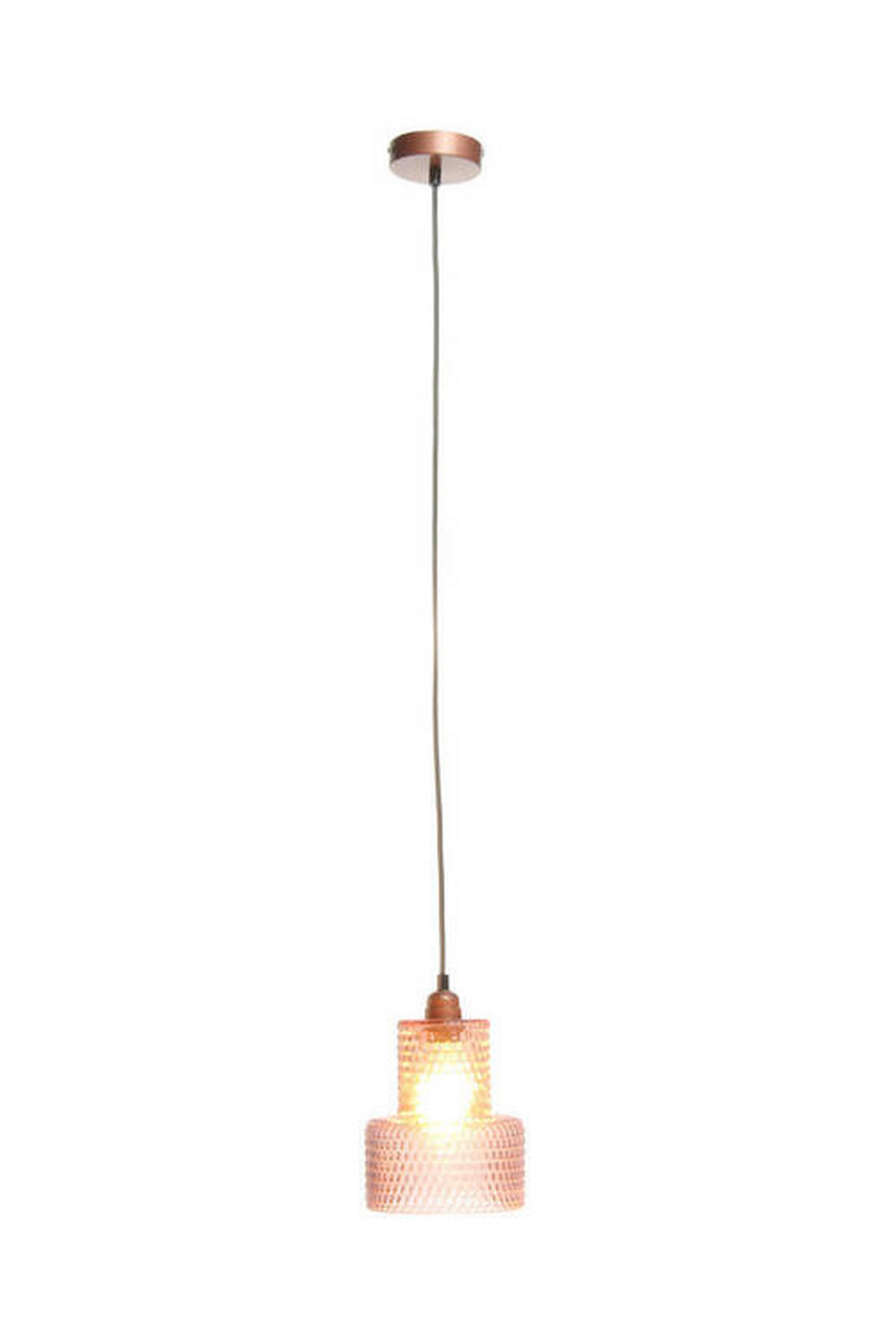 ZÁVĚSNÉ SVÍTIDLO,  17/27/17 cm - purpurová, Trend, sklo (17/27/17cm) - P & B