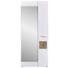 GARDEROBENSCHRANK 80/201/37 cm - Eichefarben/Silberfarben, KONVENTIONELL, Glas/Holzwerkstoff (80/201/37cm) - Voleo GARDEROBENSCHRANK 80/201/37 cm - Eichefarben/Silberfarben, KONVENTIONELL, Glas/Holzwerkstoff (80/201/37cm) - Voleo