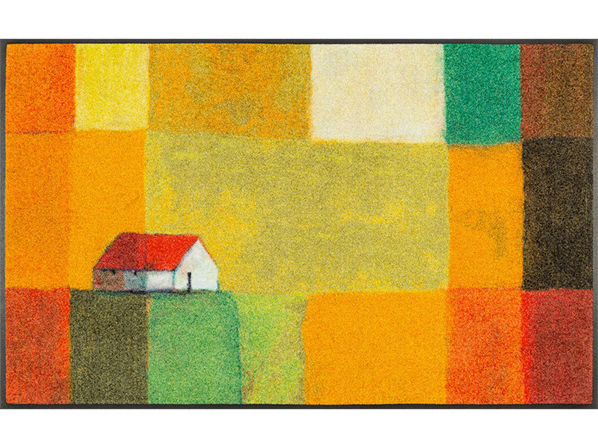 FUßMATTE 75/120 cm Meadow Lands  - Multicolor, KONVENTIONELL, Kunststoff/Textil (75/120cm) - wash+dry