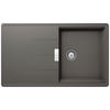 SPÜLE TIAD100USIL  - Grau, Basics, Stein (86/50cm) - Schock