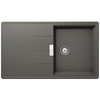 SPÜLE TIAD100USIL  - Grau, Basics, Stein (86/50cm) - Schock