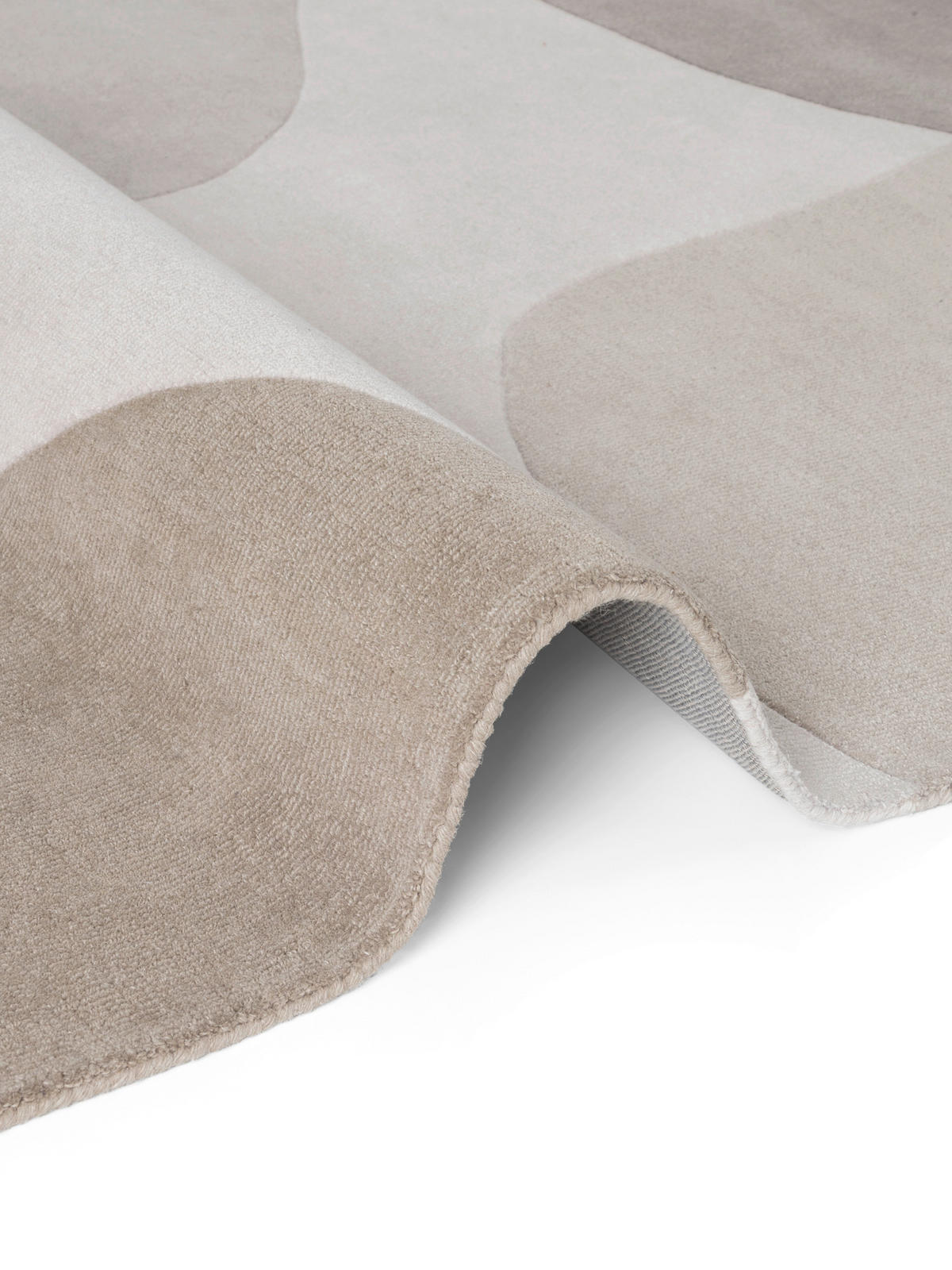 WOLLTEPPICH 120/170 cm Hackney Grau, Beige rechteckig  - Beige/Grau, Basics, Textil (120/170cm) - Ted Baker