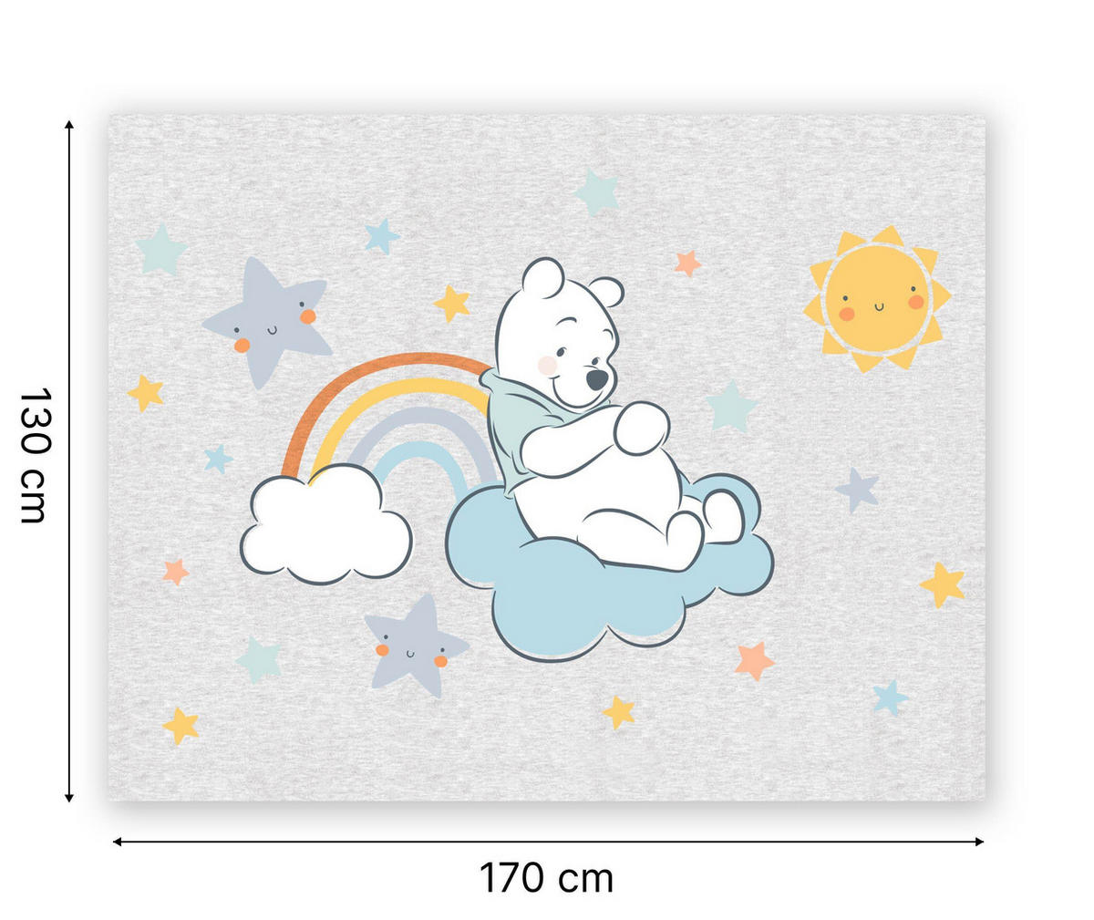 GYEREKSZŐNYEG  DISNEY CARPET  - többszínű, Basics, műanyag/textil (130/170cm)