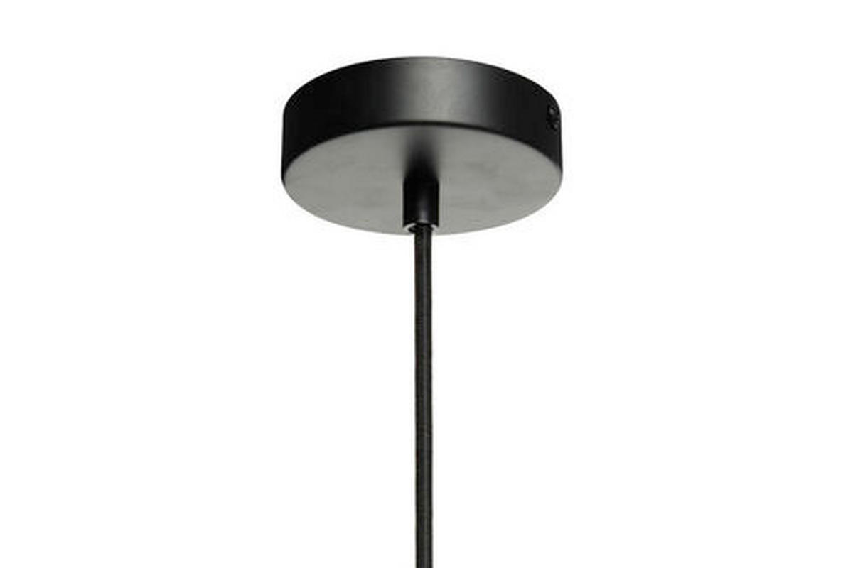 HÄNGELEUCHTE  22,5/26/22,5 cm   - Transparent/Schwarz, Trend, Glas (22,5/26/22,5cm) - Kayoom