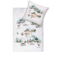 BETTWÄSCHE 2-teilig Impulse Flanell 155/220 cm  - Weiß, Design, Textil (155/220cm) - Estella