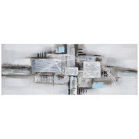 ULJENA SLIKA  150/55 cm       - bijela/siva, Design, drvo/metal (150/55cm) - Monee